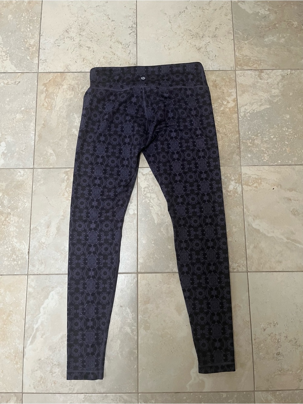 lululemon athletica Purple Printed Leggings